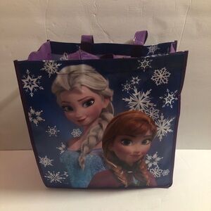 Disney Frozen Elsa and Anna Purple Grocery Bag
